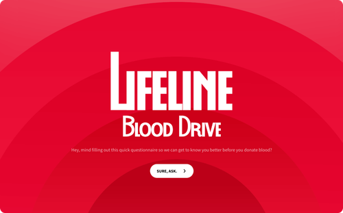 Blood Donation Questionnnaire Template