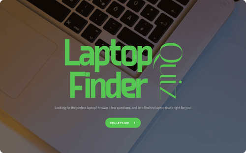 Laptop Finder Quiz