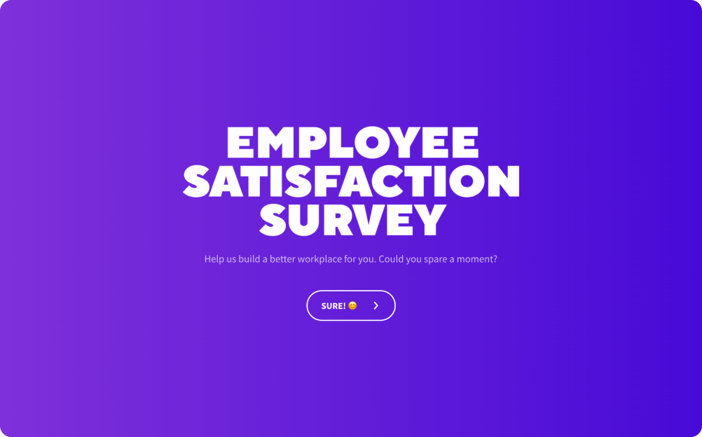 Employee Satisfaction Survey Template