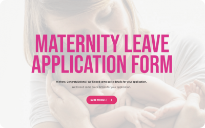 Maternity Leave Application Form Template