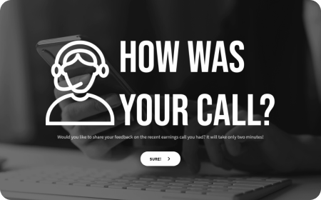 Earnings Call Feedback Template