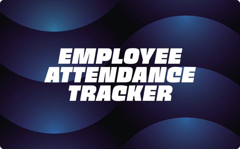 Employee Attendance Tracker Template