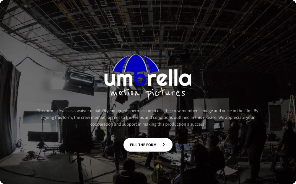 Film Crew Release Form Template