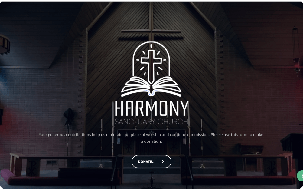 Church Donation Form Template