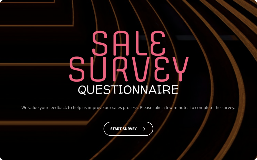  Sales Survey Questionnaire from SurveySparrow 