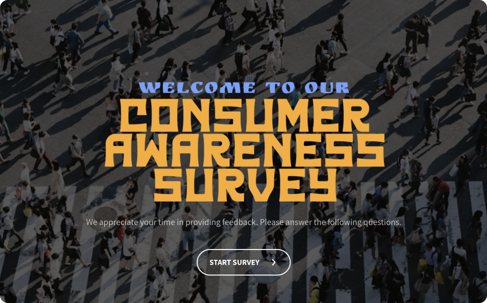  Consumer Awareness Survey 