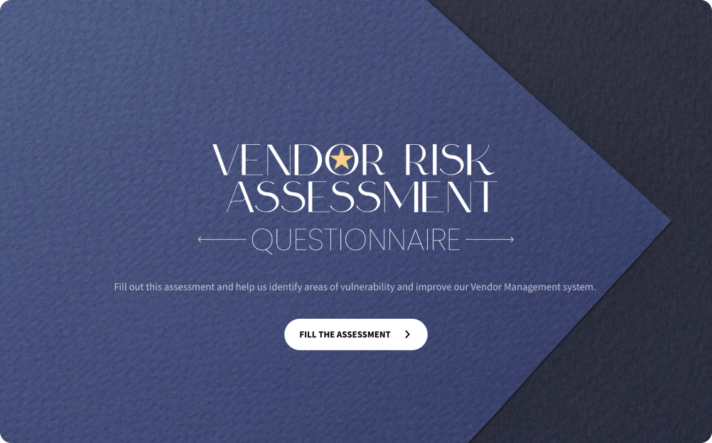  Vendor Risk Assessment Questionnaire Template 