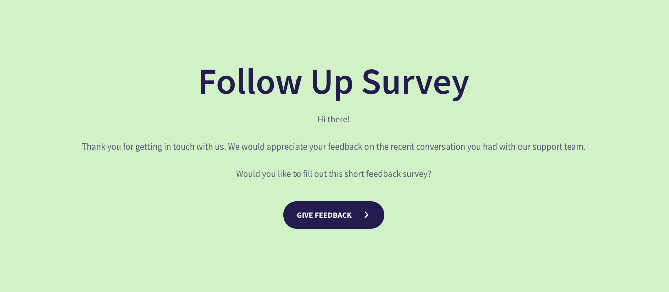  Follow Up Survey Template 