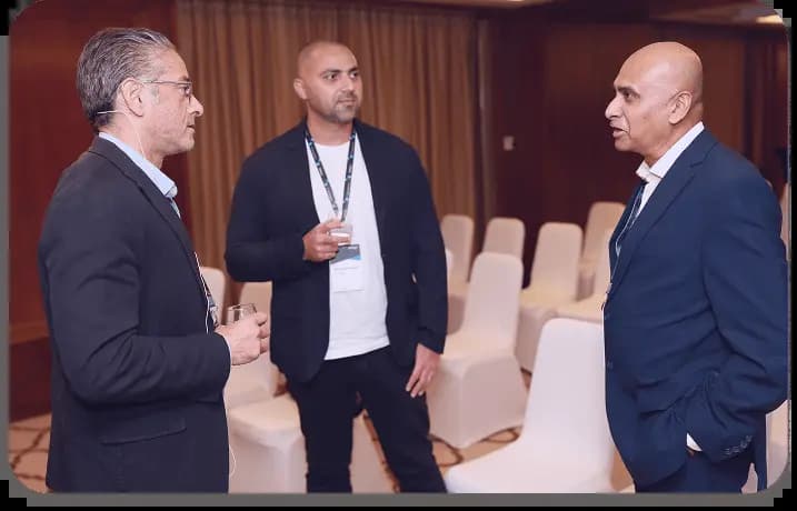 Customer experience leaders networking at SurveySparrow yacht event in San Francisco