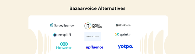 Better Bazaarvoice Alternatives: 9 Competitors You Need to Consider