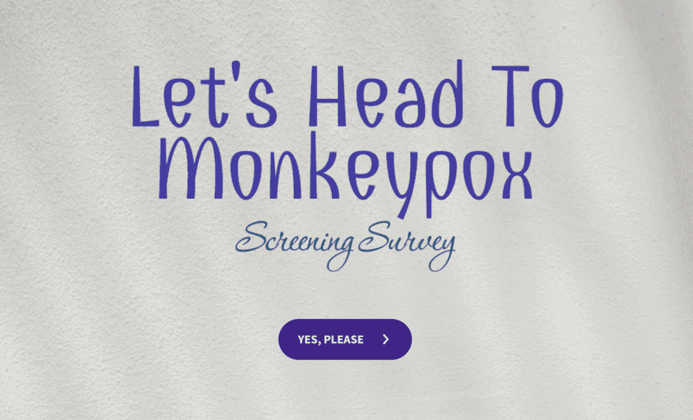 Monkeypox Screening Survey