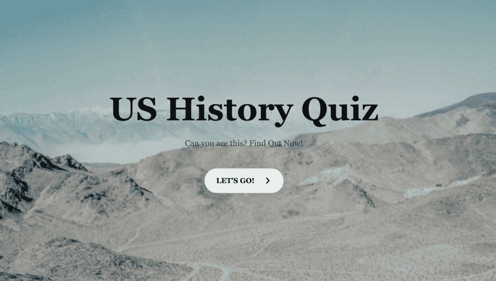 US History Quiz Template