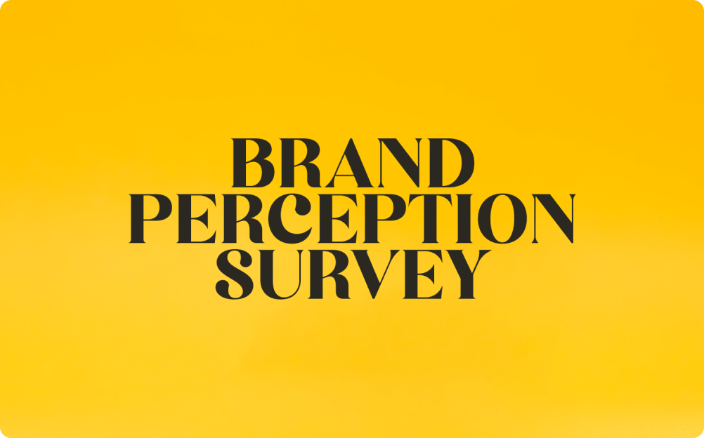 Brand Perception Survey Template