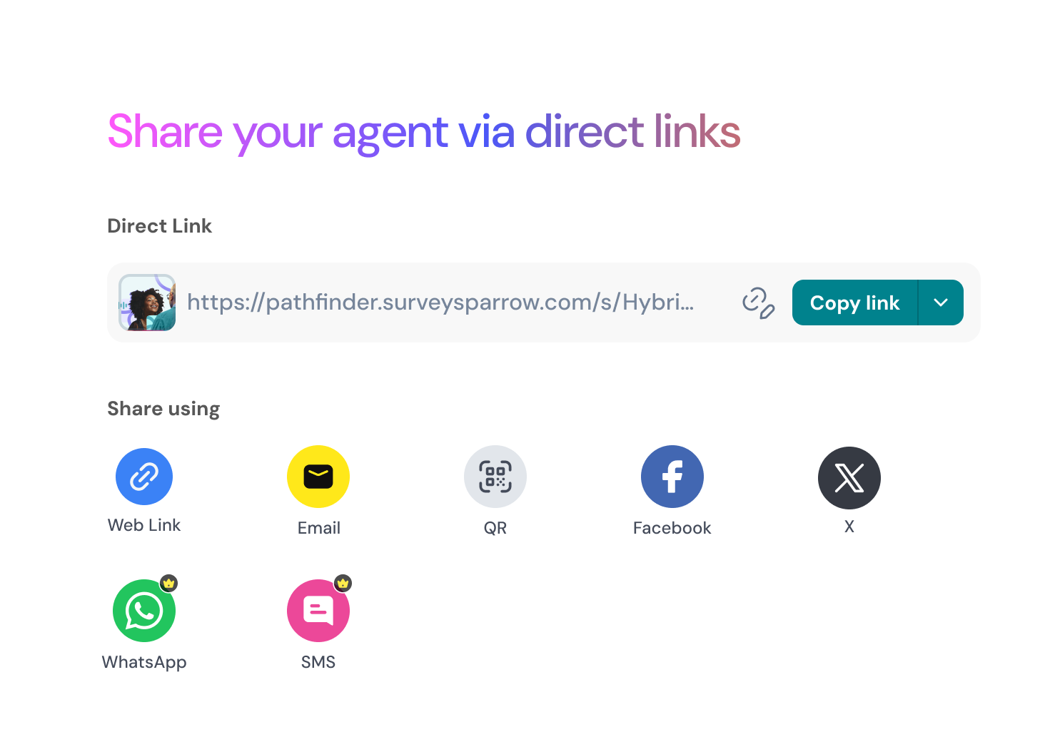 Configure and preview