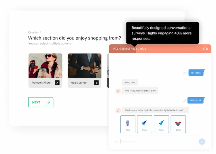 Engaging Surveys By SurveySparrow Create surveys that are beautiful and engaging with SurveySparrow.