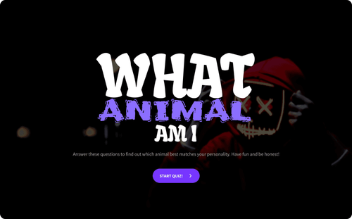 What Animal Am I Quiz what animal am i quiz.png