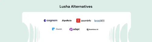 7 Lusha Alternatives You Should Look At In 2024 7 Lusha Alternatives You Should Look At In 2024