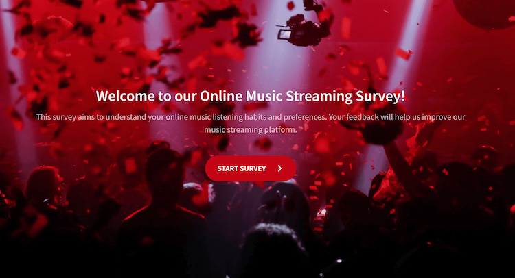 Online Music Streaming Survey Template Online-Music-Streaming-Survey