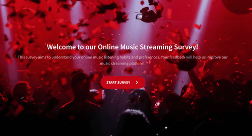 Online Music Streaming Survey Template Online-Music-Streaming-Survey