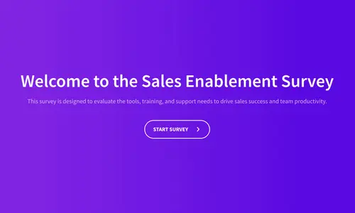Sales Enablement Survey Template sales-enablement-template