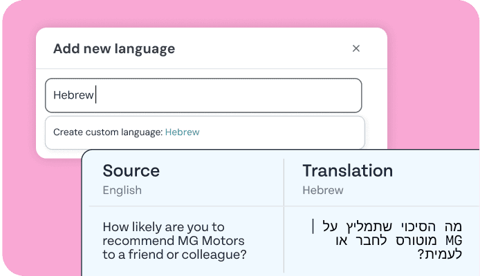 Native-language translation