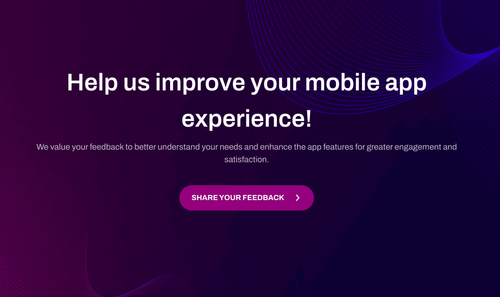 Mobile App Feedback Survey Template Mobile App Feedback Survey Template