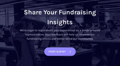 Fundraising Experience Feedback Survey Fundraising Experience Feedback Survey
