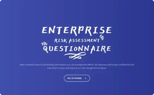 Enterprise Risk Assessment Questionnaire Template Enterprise Risk Assessment Questionnaire Template