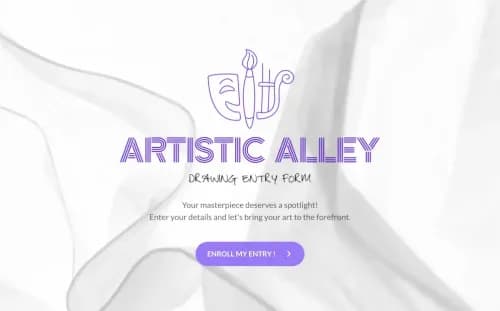 Drawing Entry Form Template Drawing Entry Form Template