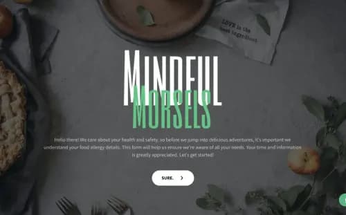 Food Allergy Form Template Food Allergy Form Template