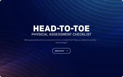 Head To Toe Physical Assessment Checklist Template Head To Toe Physical Assessment Checklist Template