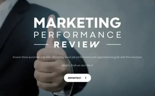 Marketing Performance Review Template Marketing Performance Review Template