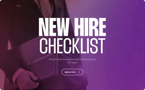New Hire Checklist Template New Hire Checklist Template