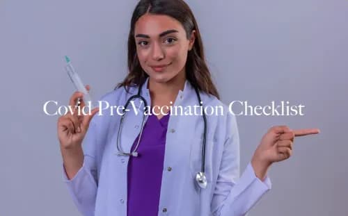 Pre-Vaccination Checklist Template Pre-Vaccination Checklist Template