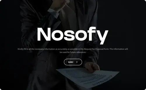 Request for Proposal Template Request for Proposal Template