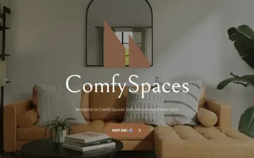 Sofa Recommendation Quiz Template Sofa Recommendation Quiz Template