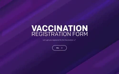 Vaccination Registration Form Template Vaccination Registration Form Template