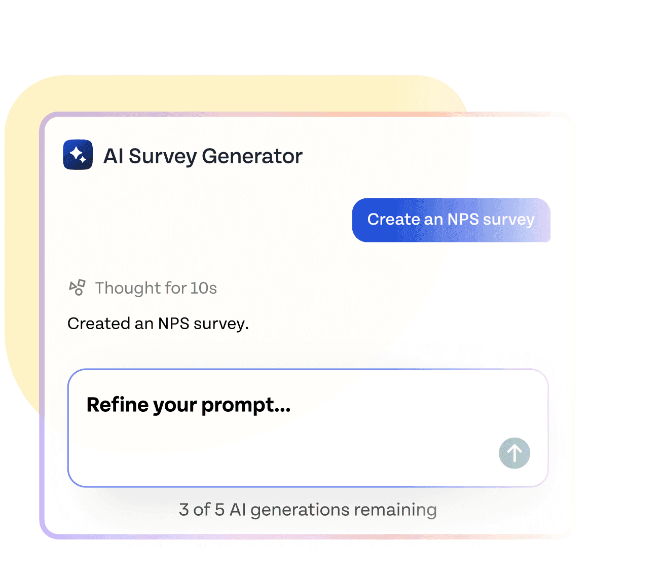 Survey customization and design interface
