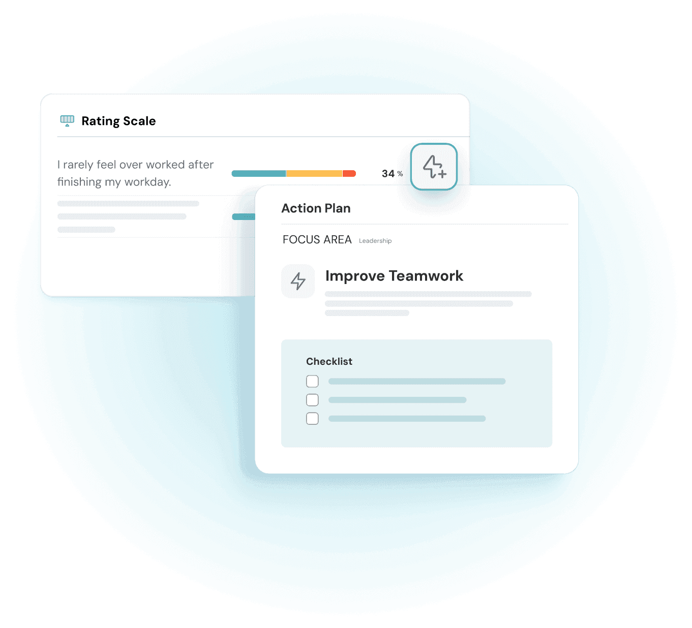 Turn job satisfaction insights into action without missing a beat