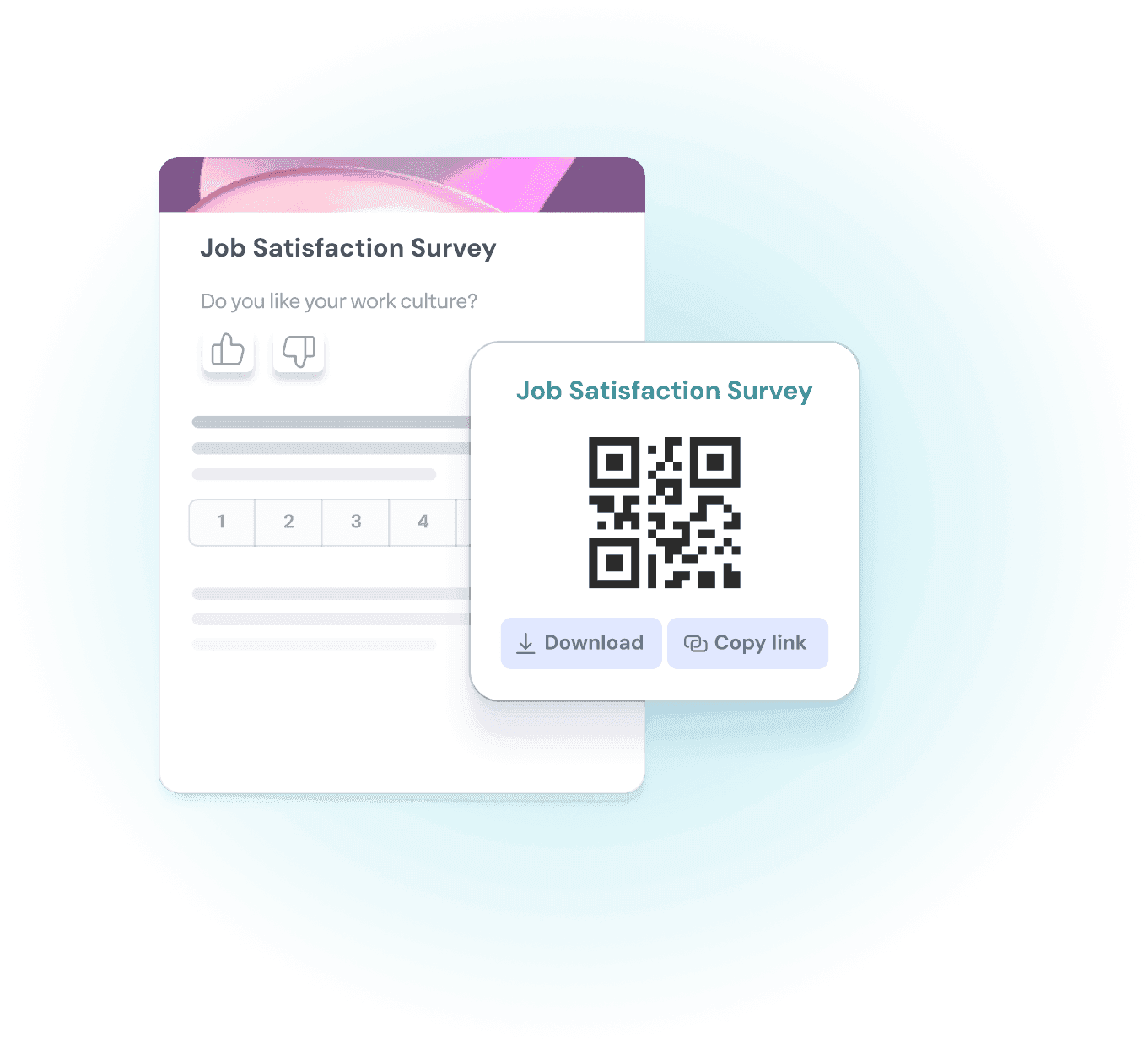 Collect feedback from wherever your employees are even without email