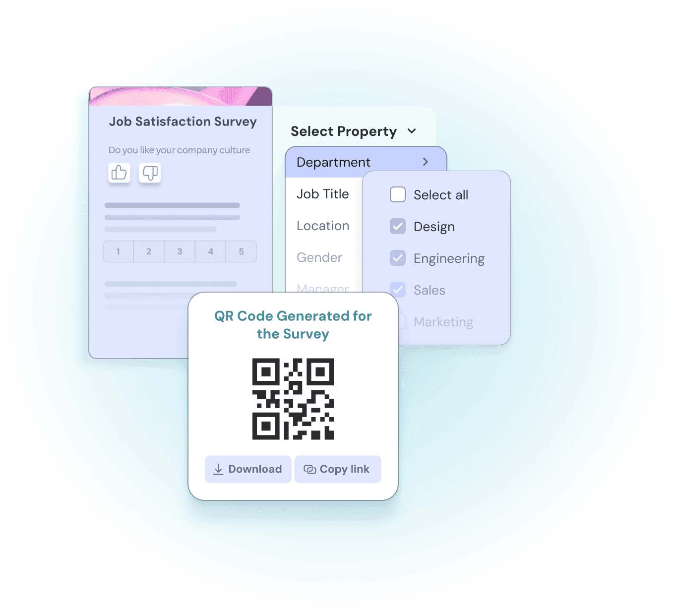 Collect employee sentiments in seconds with a quick scan