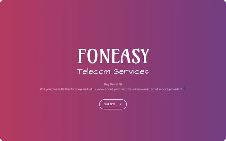Voice Over Internet Protocol Survey Template Voice Over Internet Protocol Survey Template