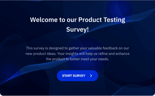 Product Testing Survey Template