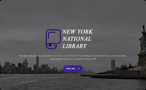 Library Survey Template | For Academic and Public Libraries