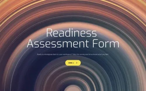 Work Readiness Assessment Form Template | SurveySparrow