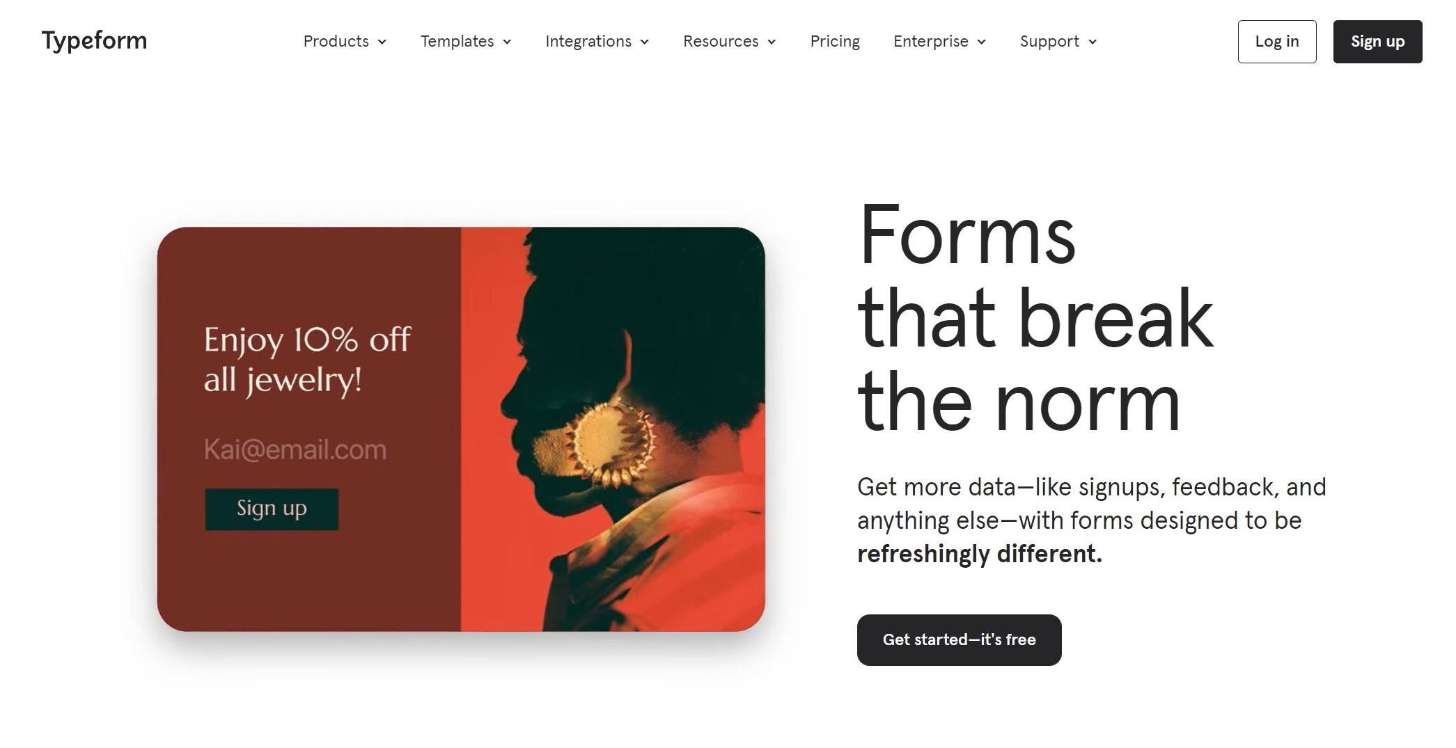 typeform-home-page