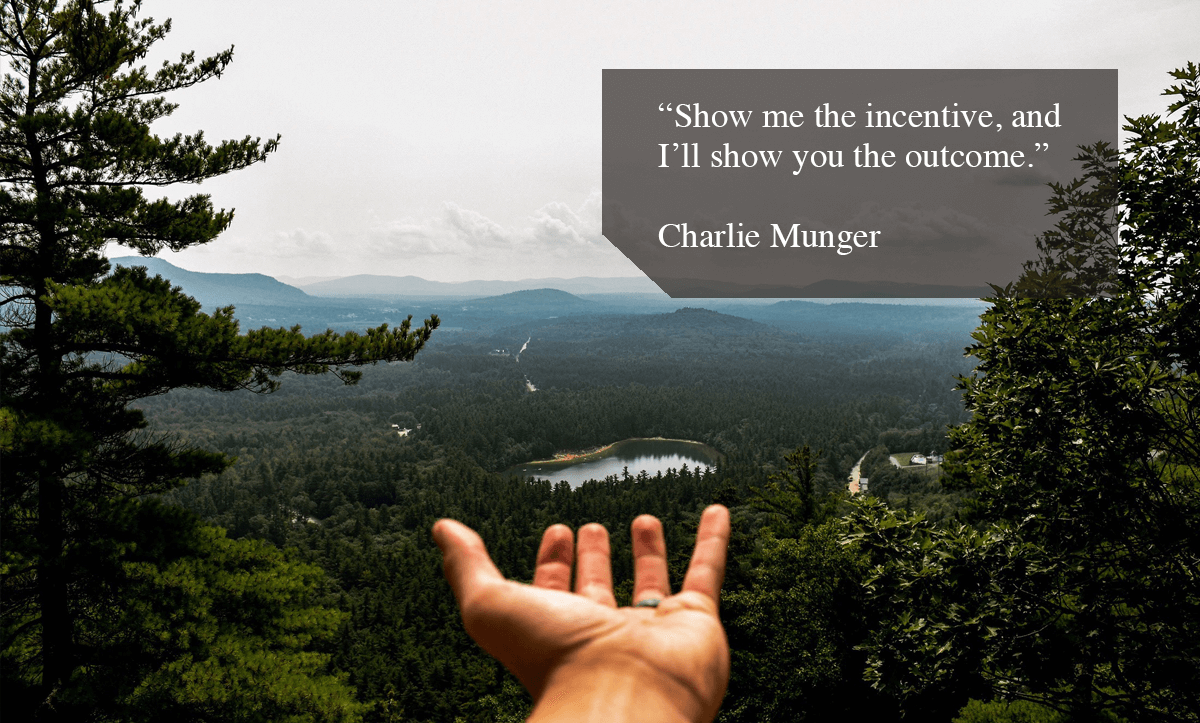 Negative Feedback Loop-“Show me the incentive, and I’ll show you the outcome.”