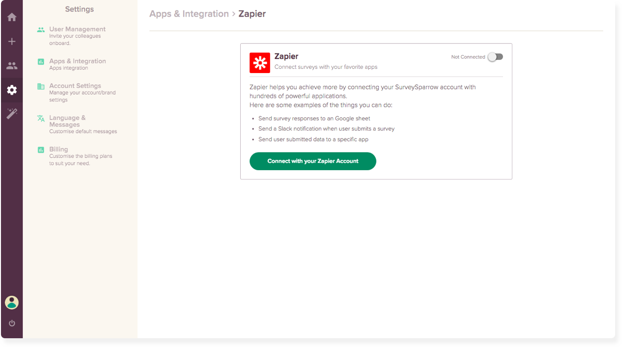 Automate and sync all your activities and channelize an effective workflow with Zapier Integration.