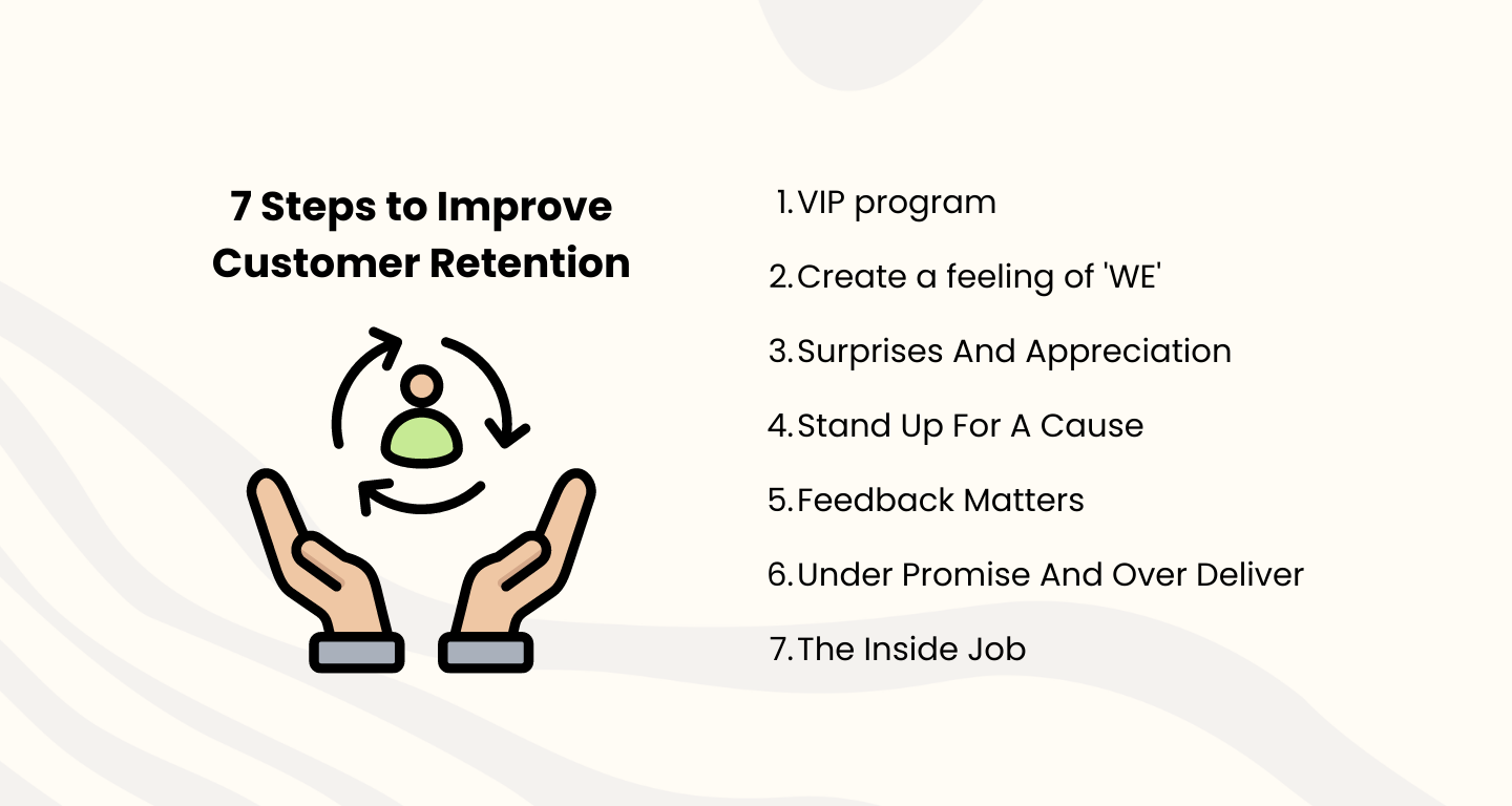 7 Steps to Improve Customer Retention