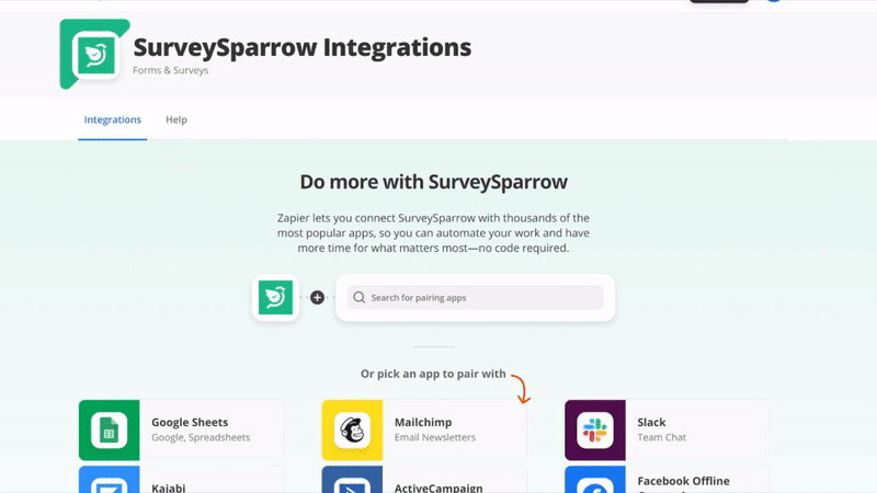 surveysparrow-integrations